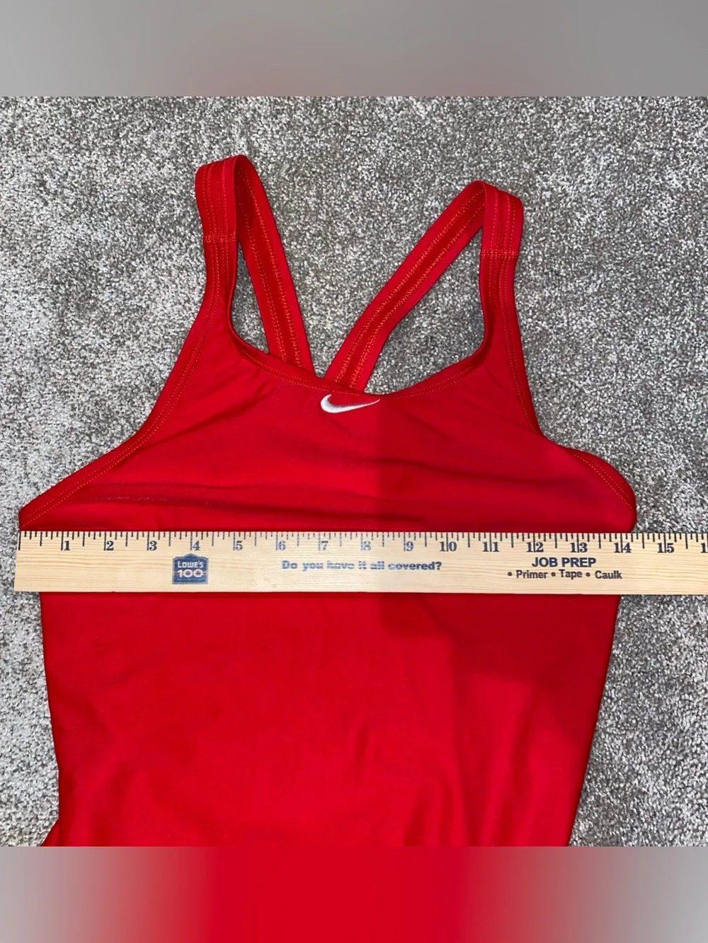 Nike Bathing Suit Red One Piece Woman’s Size 10 Swimsuit Beach Summer Pool